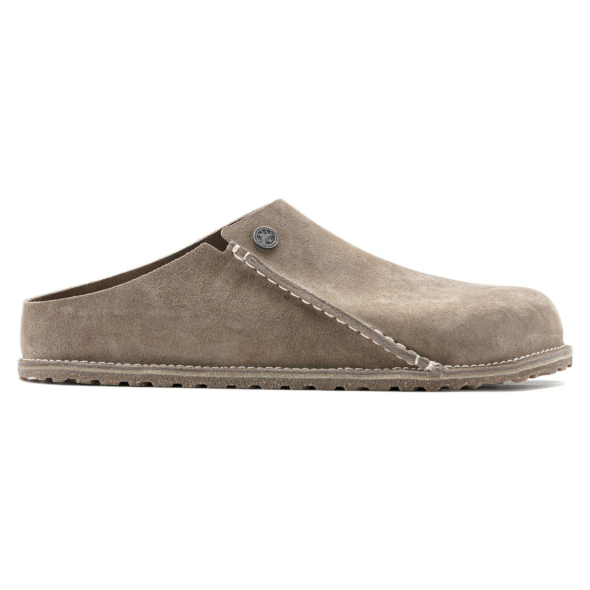Zermatt Premium Suede Leather in Color Gray Taupe | Birkenstock