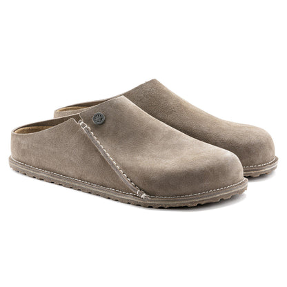 Zermatt Premium Suede Leather in Color Gray Taupe | Birkenstock