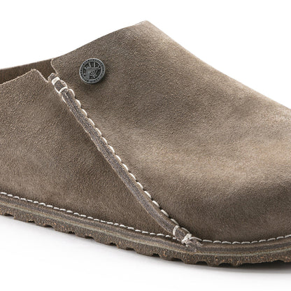 Zermatt Premium Suede Leather in Color Gray Taupe | Birkenstock