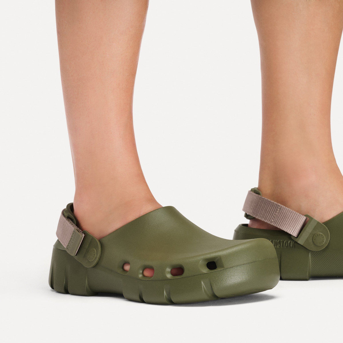 Birki Flow EVA in Color Khaki/Gray Taupe | Birkenstock