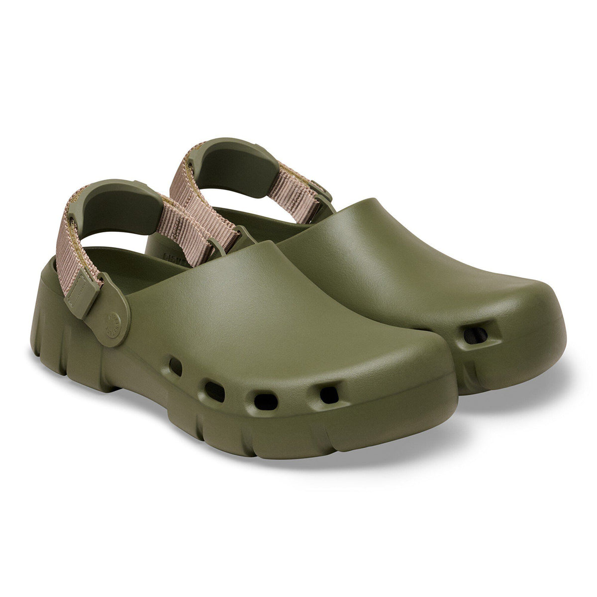 Birki Flow EVA in Color Khaki/Gray Taupe | Birkenstock