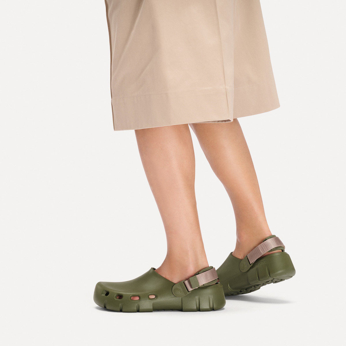 Birki Flow EVA in Color Khaki/Gray Taupe | Birkenstock