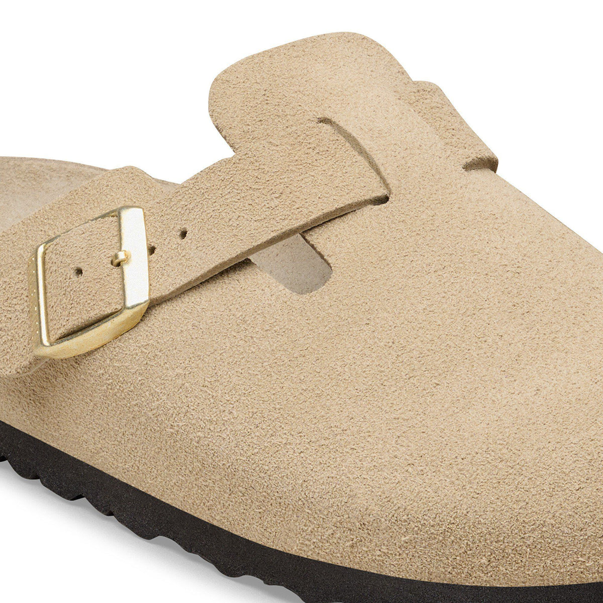 Boston Suede Leather in Color Taupe | Birkenstock