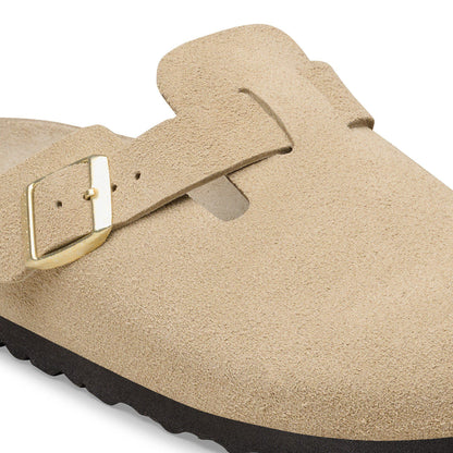 Boston Suede Leather in Color Taupe | Birkenstock