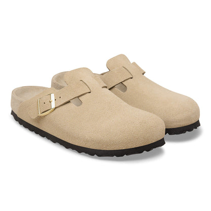 Boston Suede Leather in Color Taupe | Birkenstock