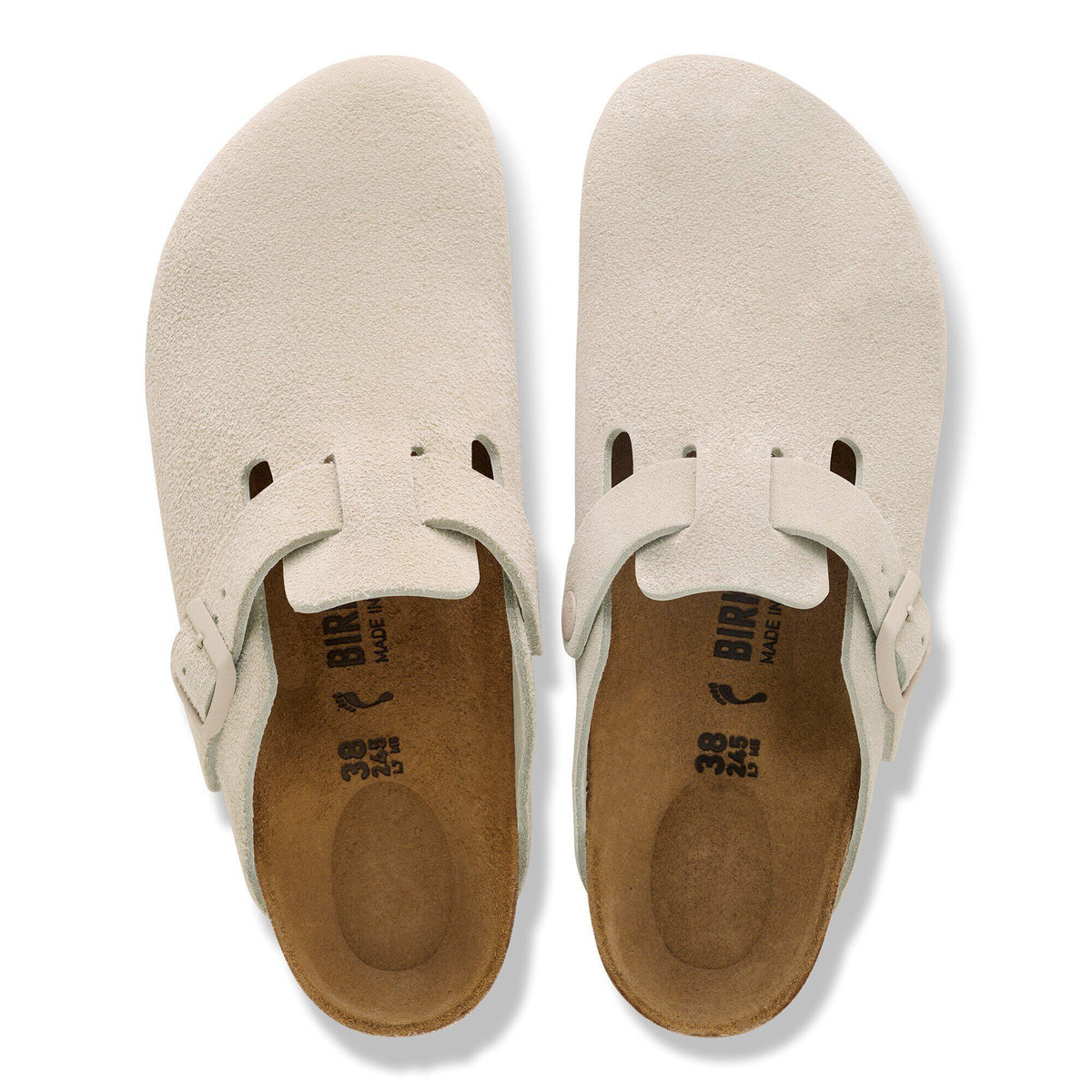 Boston Suede Leather in Color Oyster | Birkenstock