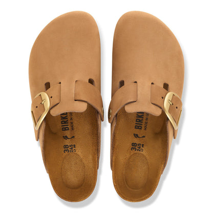 Boston Big Buckle Nubuck Leather in Color Mink Tonal | Birkenstock