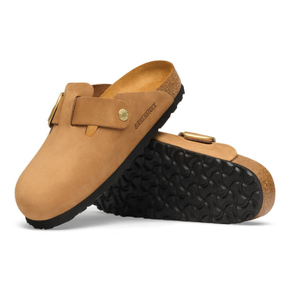 Boston Big Buckle Nubuck Leather in Color Mink Tonal | Birkenstock