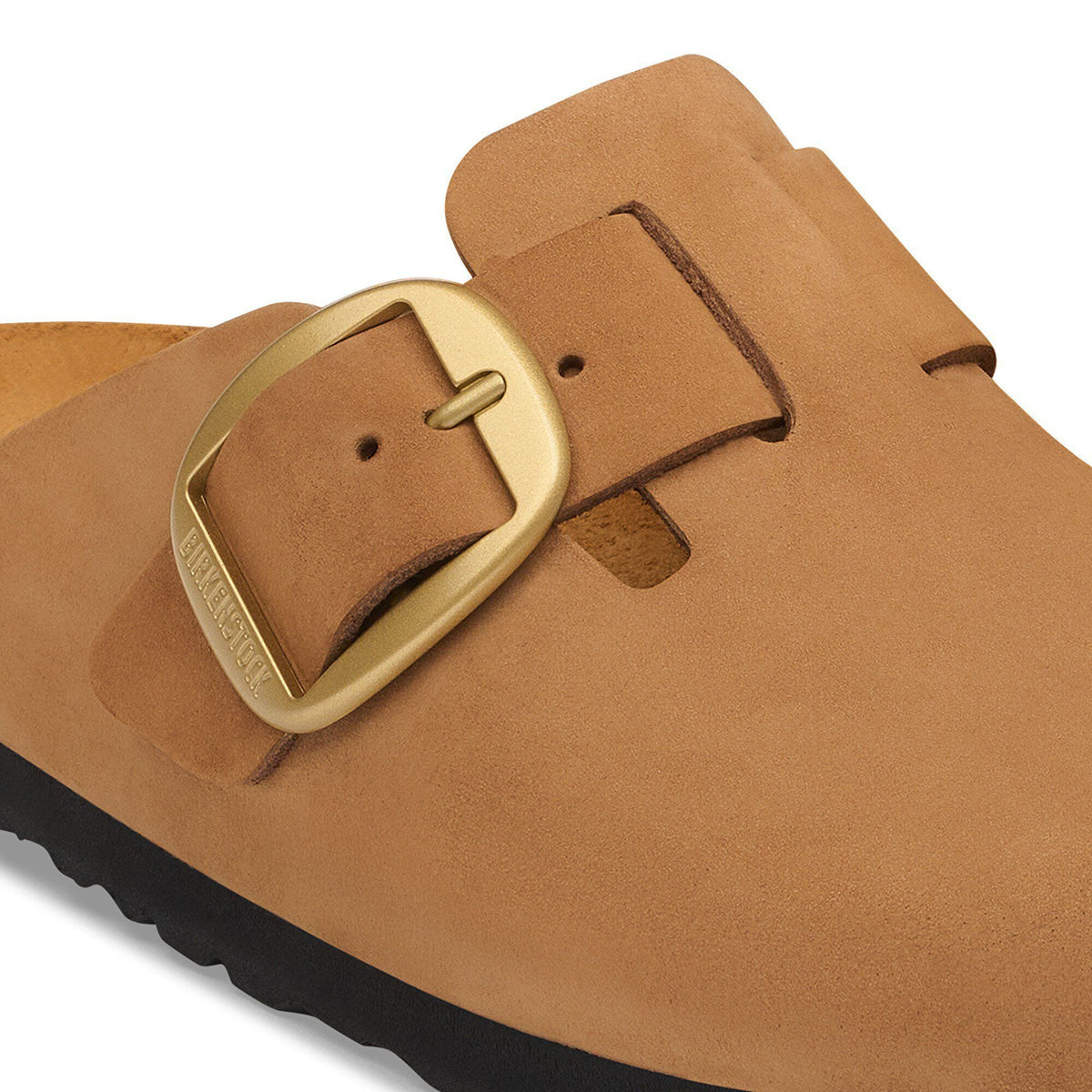 Boston Big Buckle Nubuck Leather in Color Mink Tonal | Birkenstock
