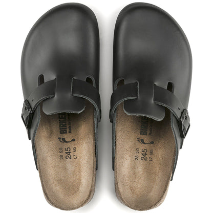 Boston Super Grip Leather in Color Black | Birkenstock