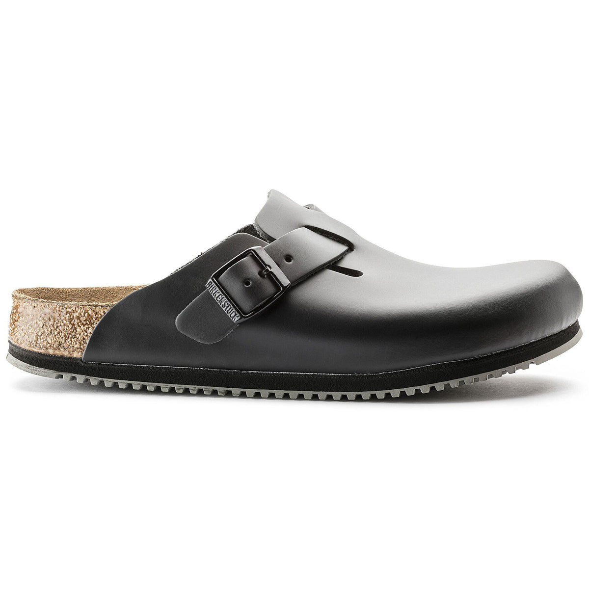 Boston Super Grip Leather in Color Black | Birkenstock