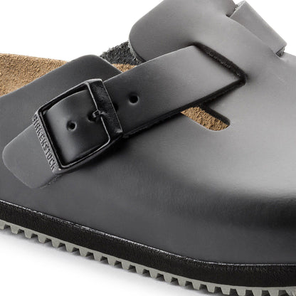 Boston Super Grip Leather in Color Black | Birkenstock