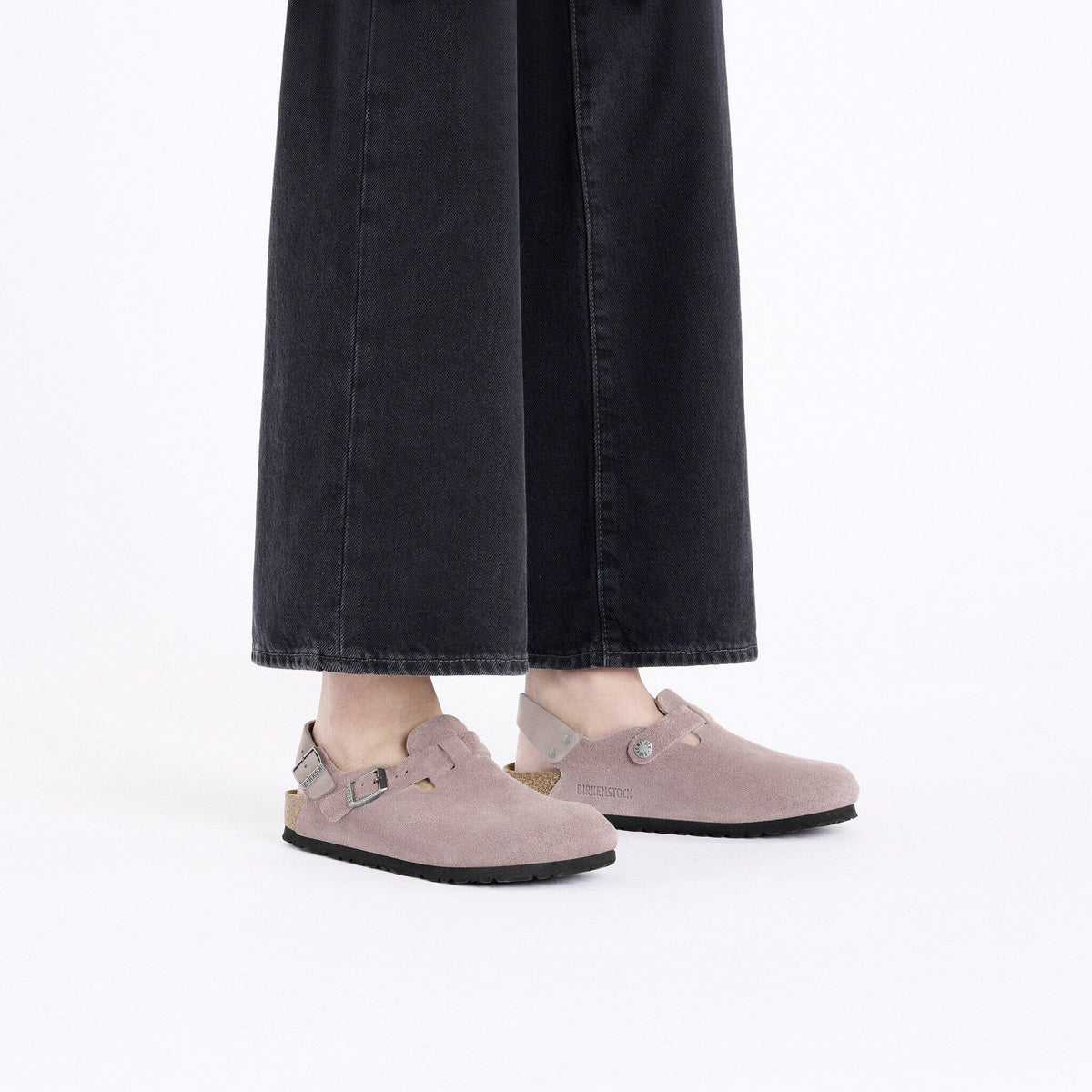 Tokio Suede Leather in Color Faded Purple | Birkenstock