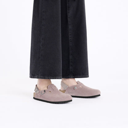 Tokio Suede Leather in Color Faded Purple | Birkenstock
