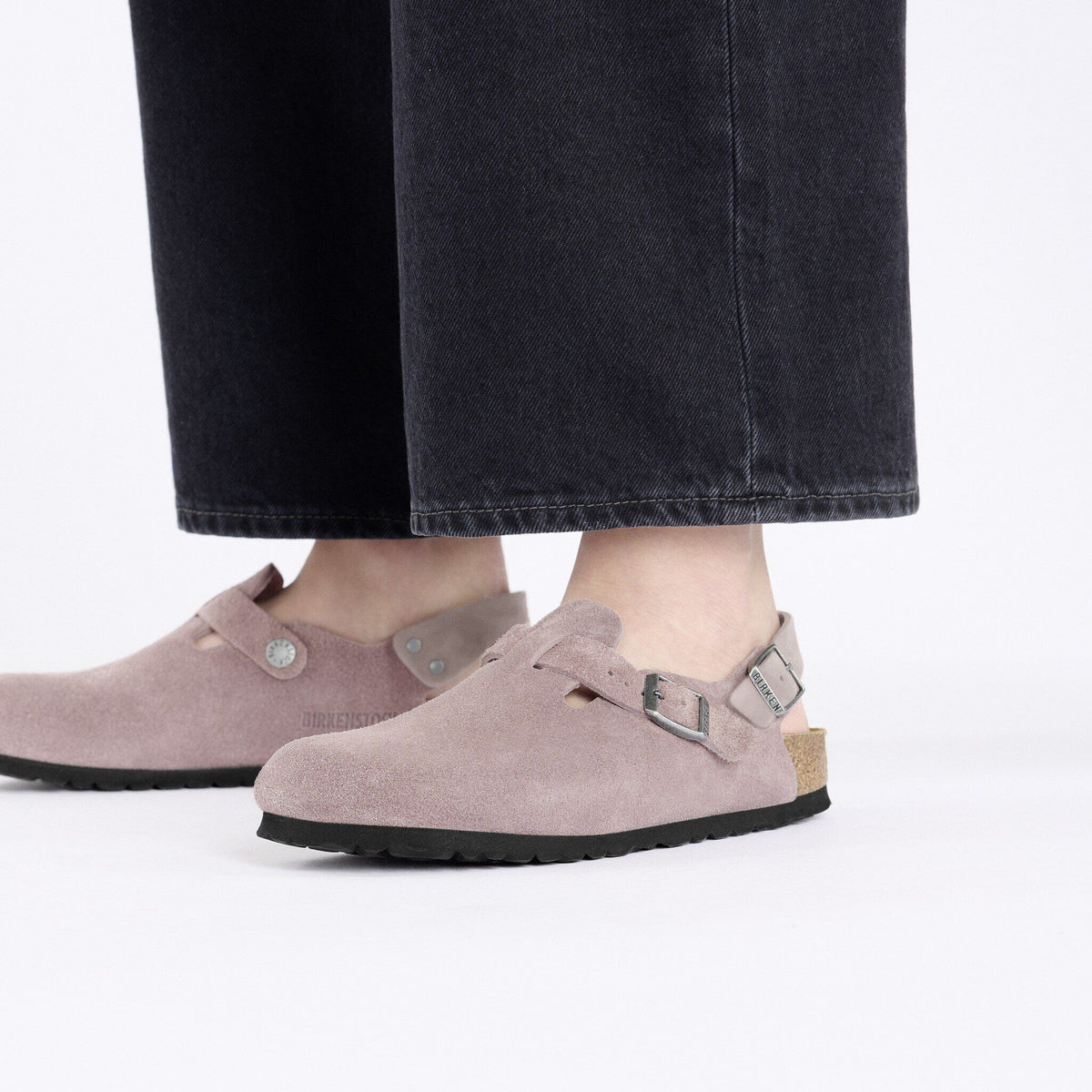 Tokio Suede Leather in Color Faded Purple | Birkenstock