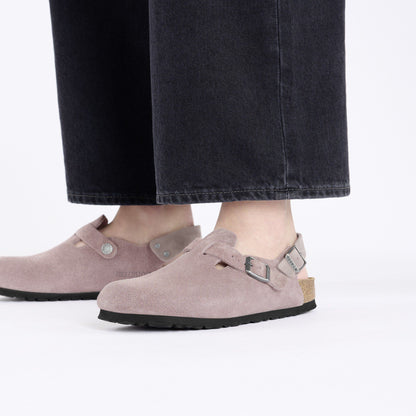 Tokio Suede Leather in Color Faded Purple | Birkenstock
