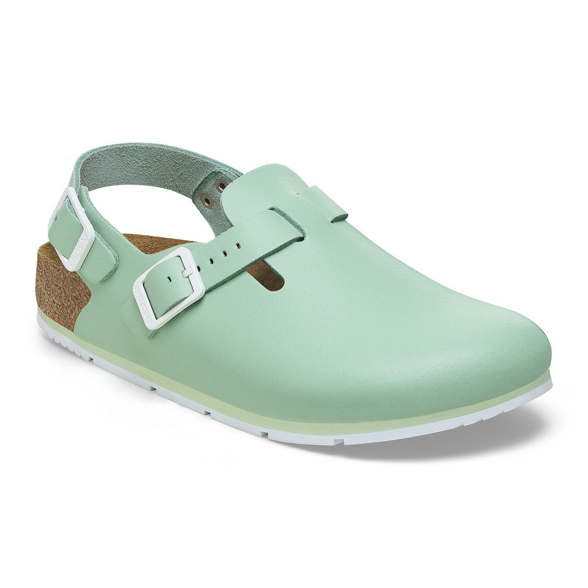 Tokio Pro Natural Coated Leather in Color Matcha | Birkenstock