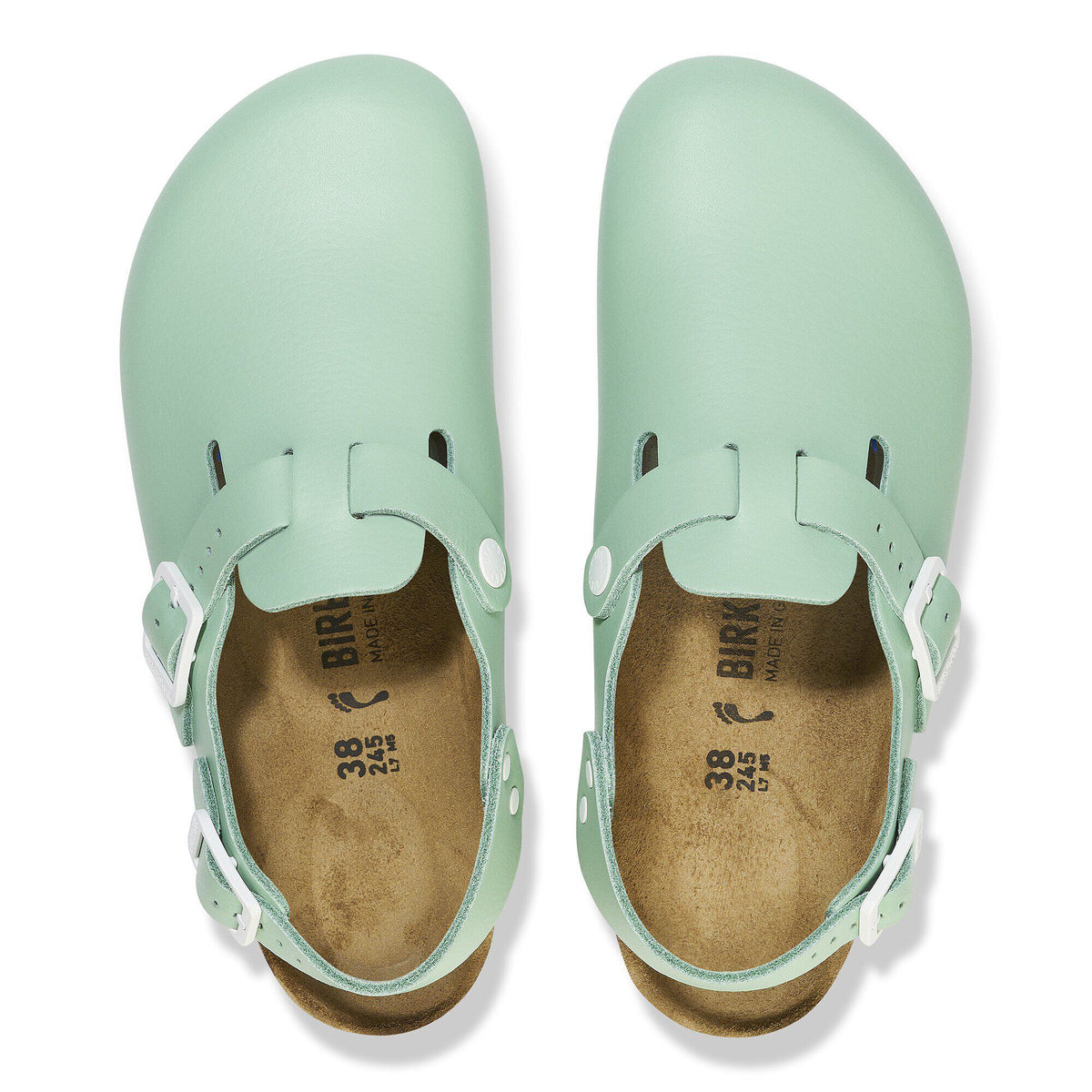 Tokio Pro Natural Coated Leather in Color Matcha | Birkenstock