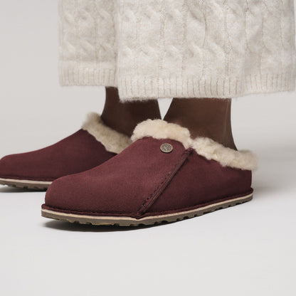 Zermatt Premium Suede Leather in Color Zinfandel | Birkenstock