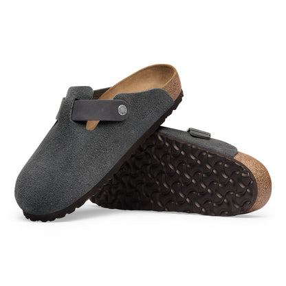 Boston Mixed Leather in Color Charcoal | Birkenstock