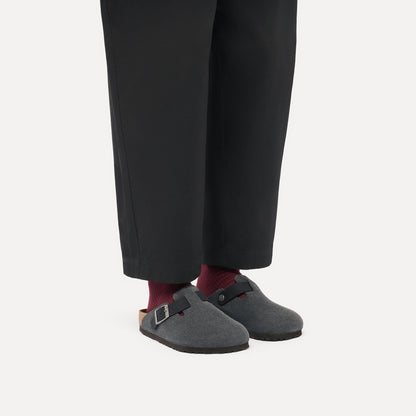 Boston Mixed Leather in Color Charcoal | Birkenstock