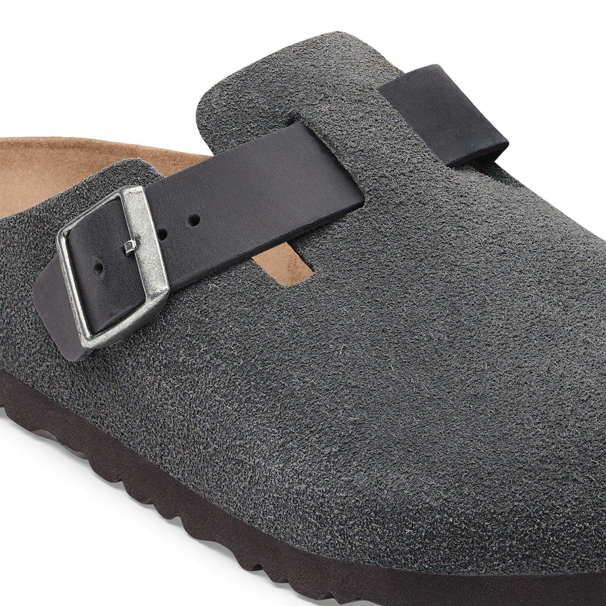 Boston Mixed Leather in Color Charcoal | Birkenstock