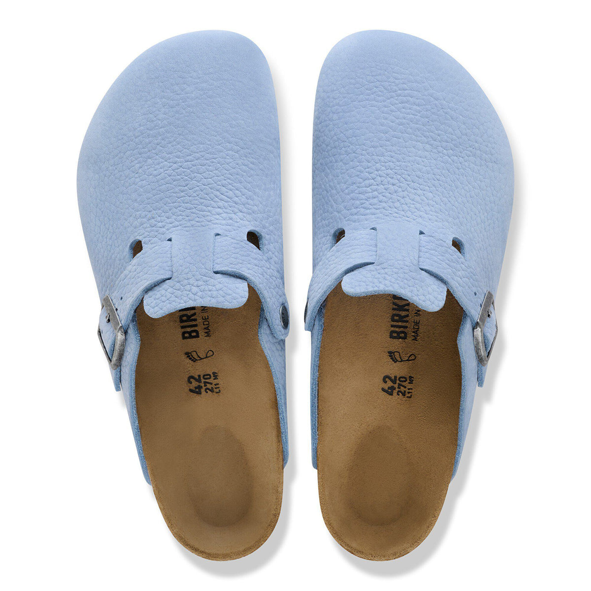 Boston Nubuck Leather in Color Archive Denim Blue | Birkenstock