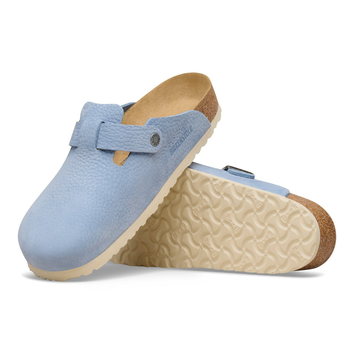 Boston Nubuck Leather in Color Archive Denim Blue | Birkenstock