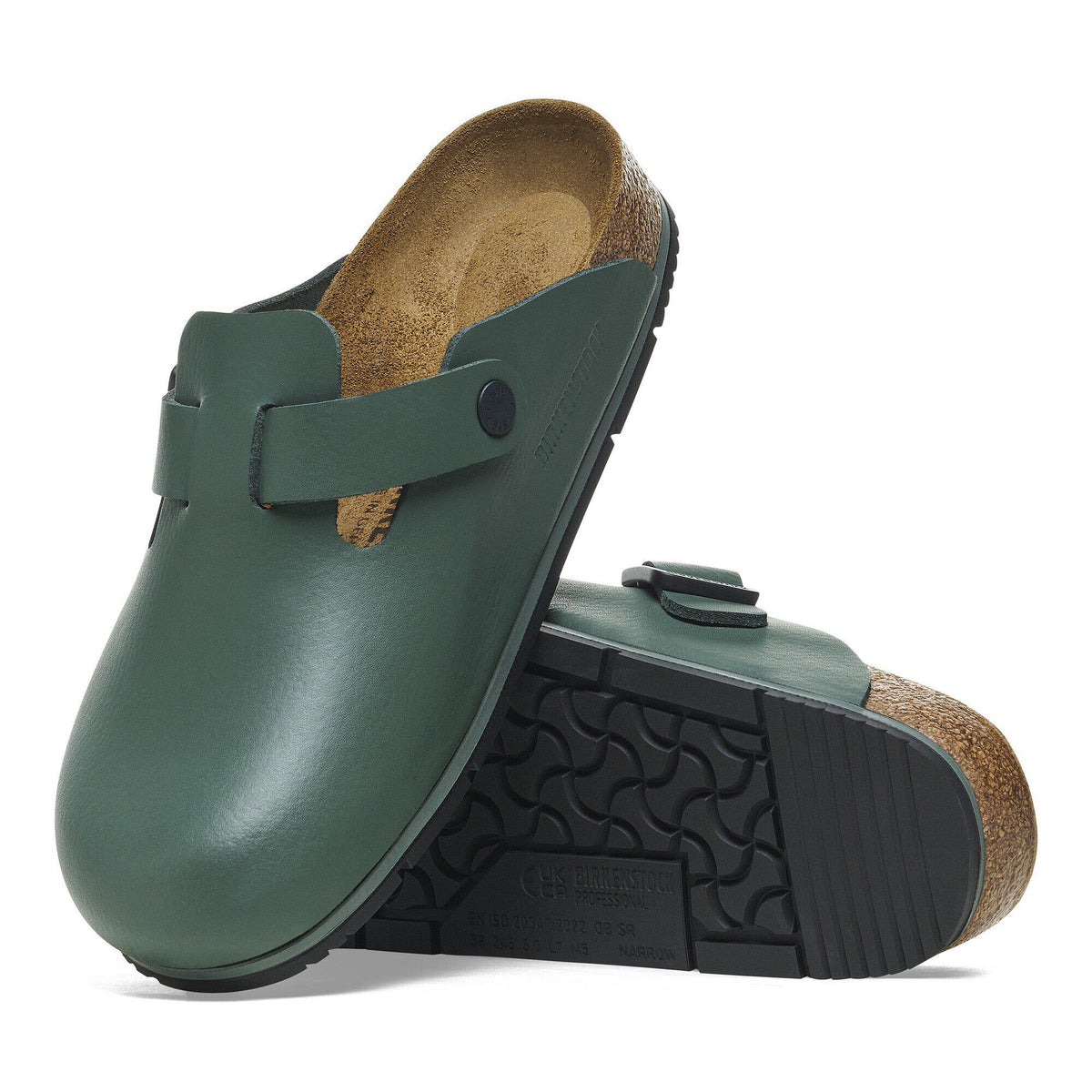 Boston Pro Leather in Color Thyme | Birkenstock
