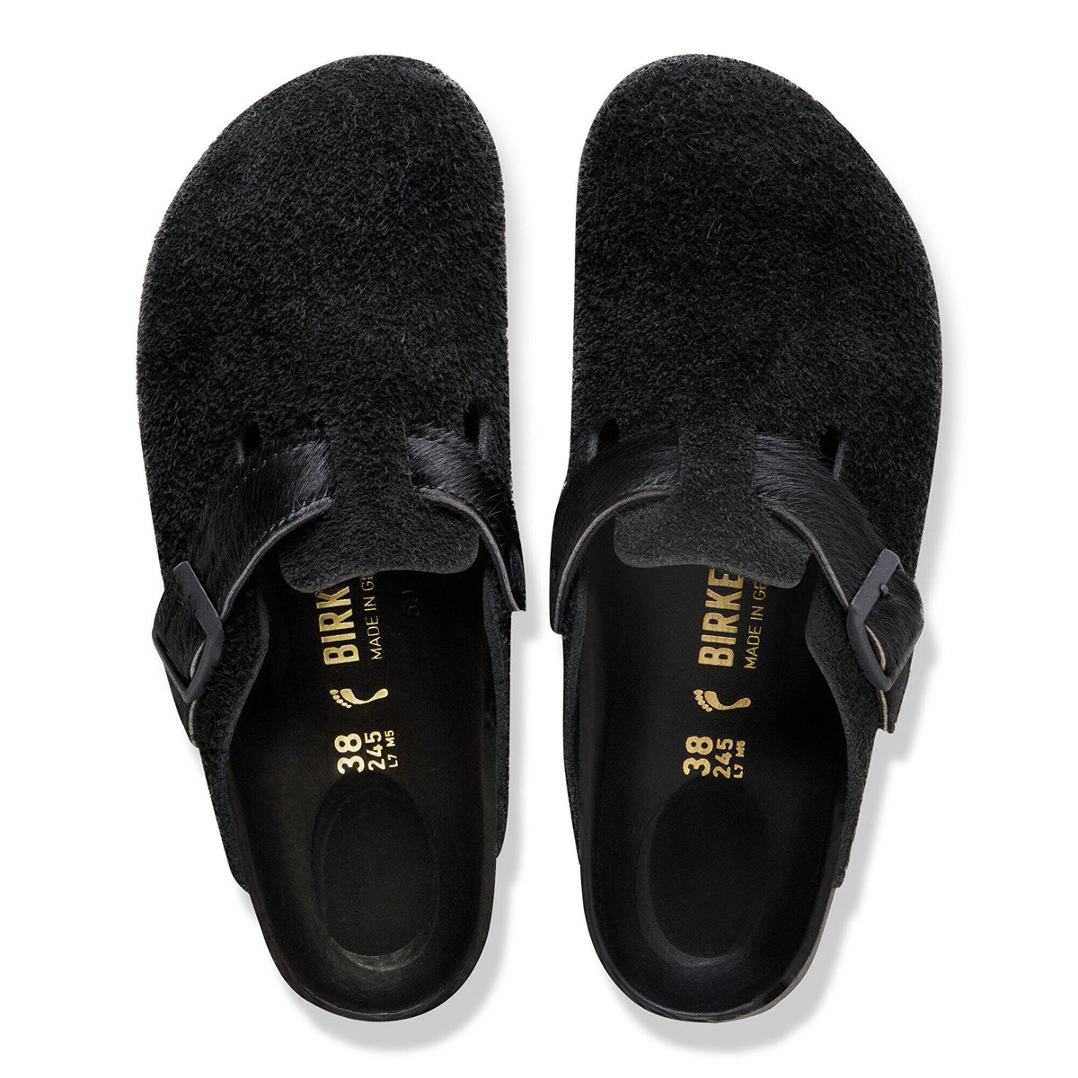 Boston Suede Leather in Color Black | Birkenstock