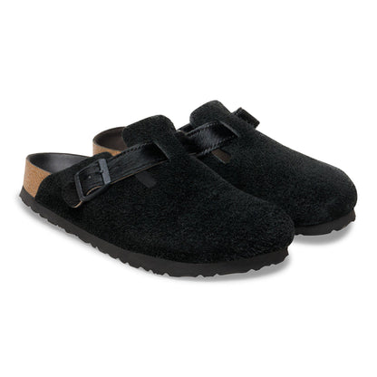 Boston Suede Leather in Color Black | Birkenstock