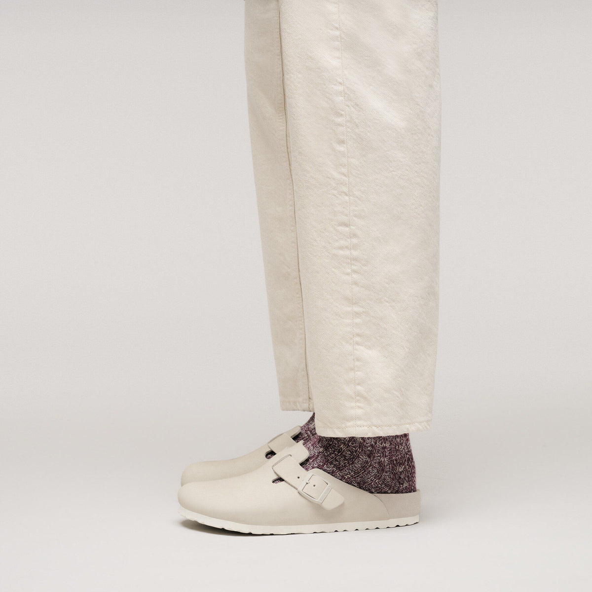 Boston Nubuck Leather in Color Oyster | Birkenstock