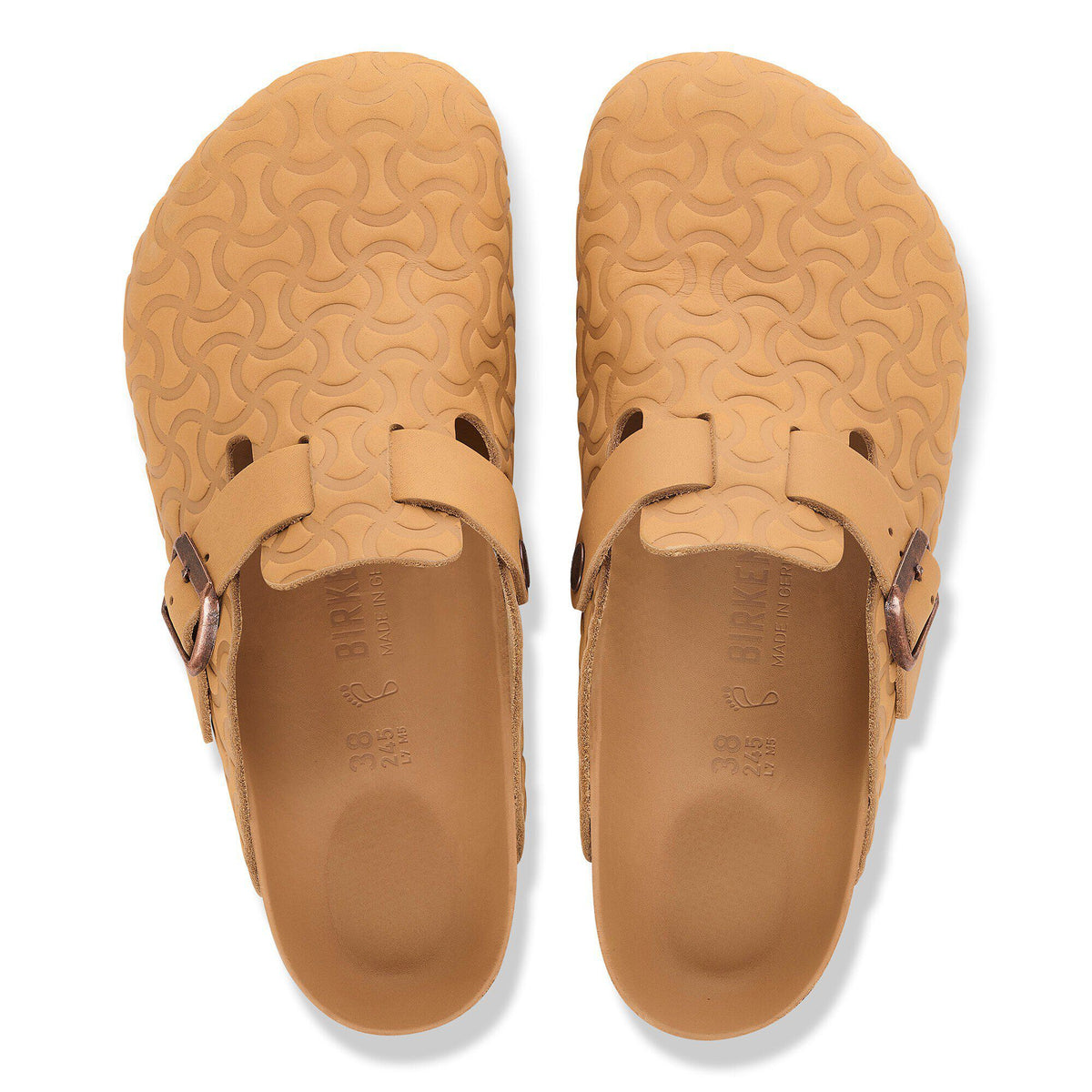 Boston Embossed Leather in Color Nature | Birkenstock