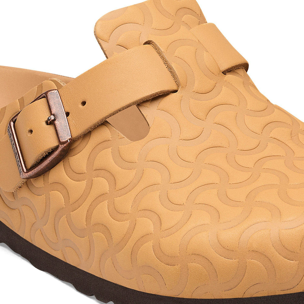 Boston Embossed Leather in Color Nature | Birkenstock