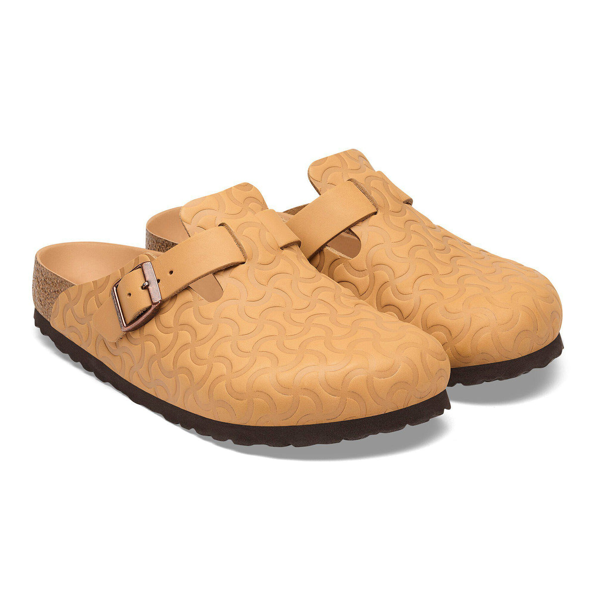 Boston Embossed Leather in Color Nature | Birkenstock