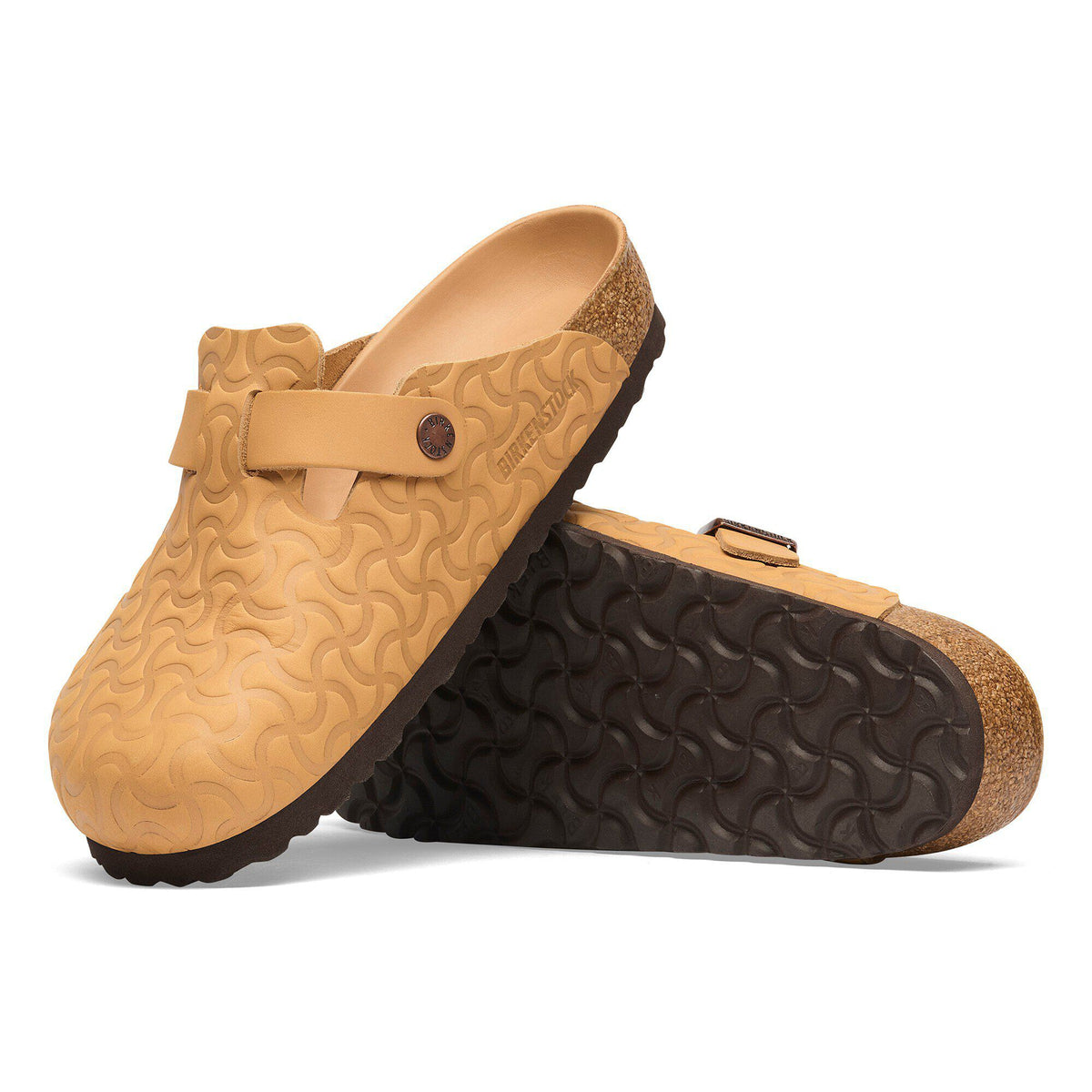 Boston Embossed Leather in Color Nature | Birkenstock
