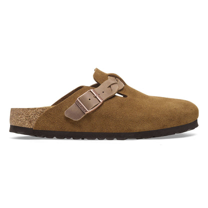 Boston Braided Suede Leather in Color Mink | Birkenstock