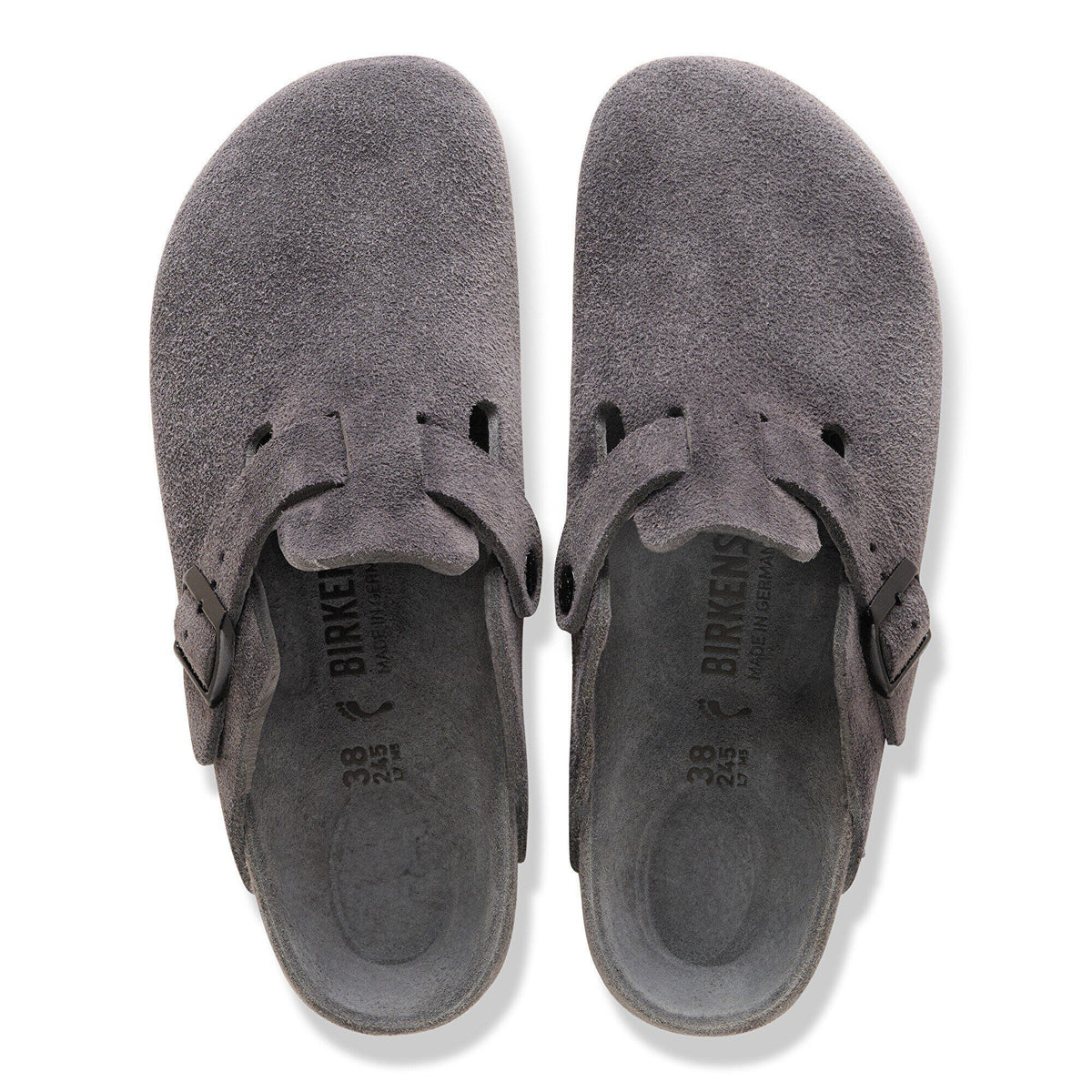 Boston Suede Leather in Color Charcoal | Birkenstock