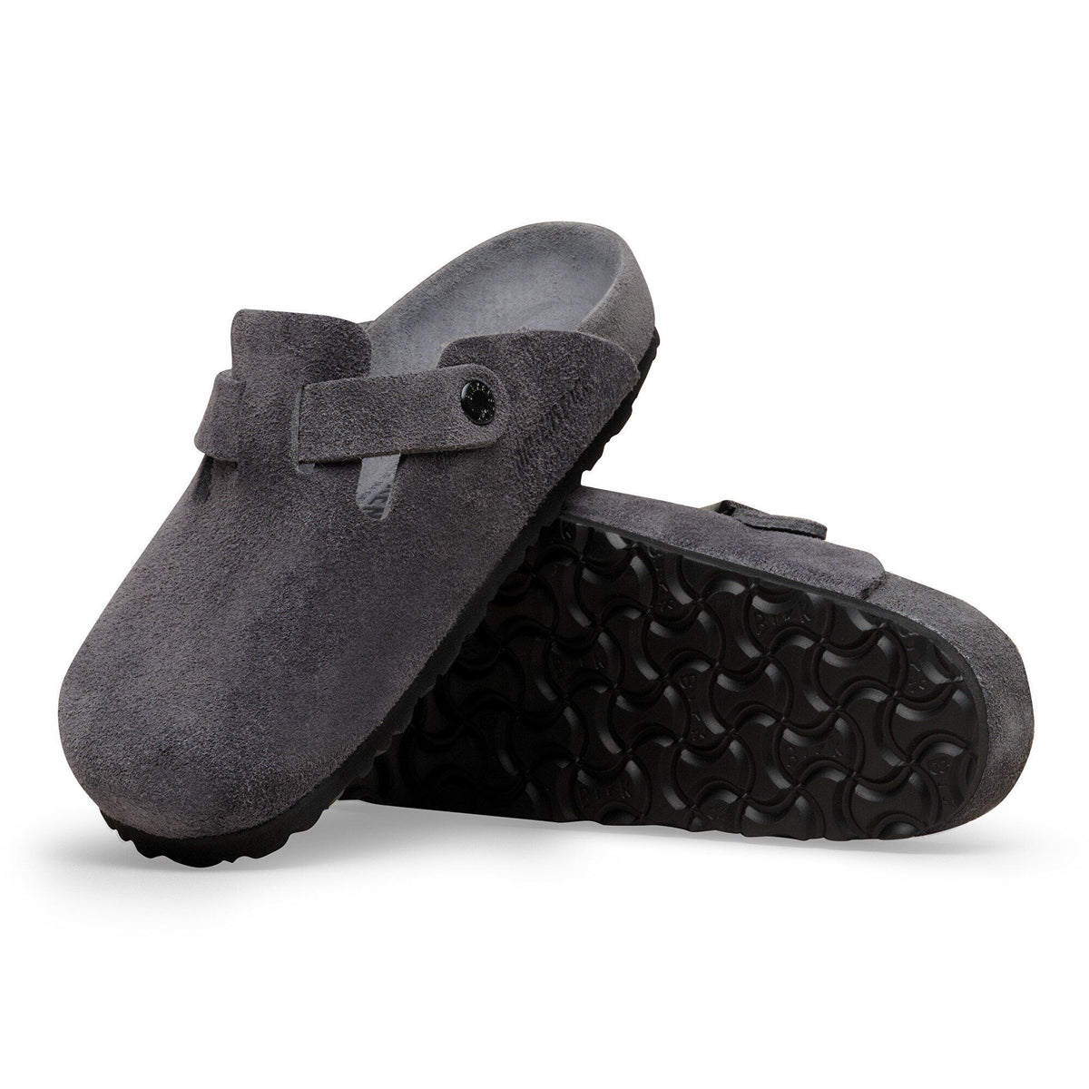 Boston Suede Leather in Color Charcoal | Birkenstock