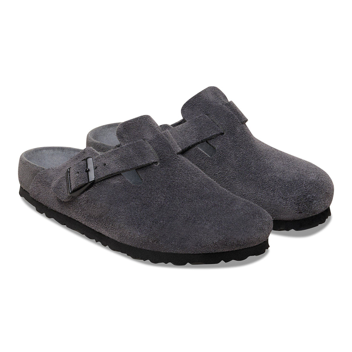 Boston Suede Leather in Color Charcoal | Birkenstock