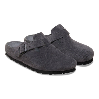 Boston Suede Leather in Color Charcoal | Birkenstock