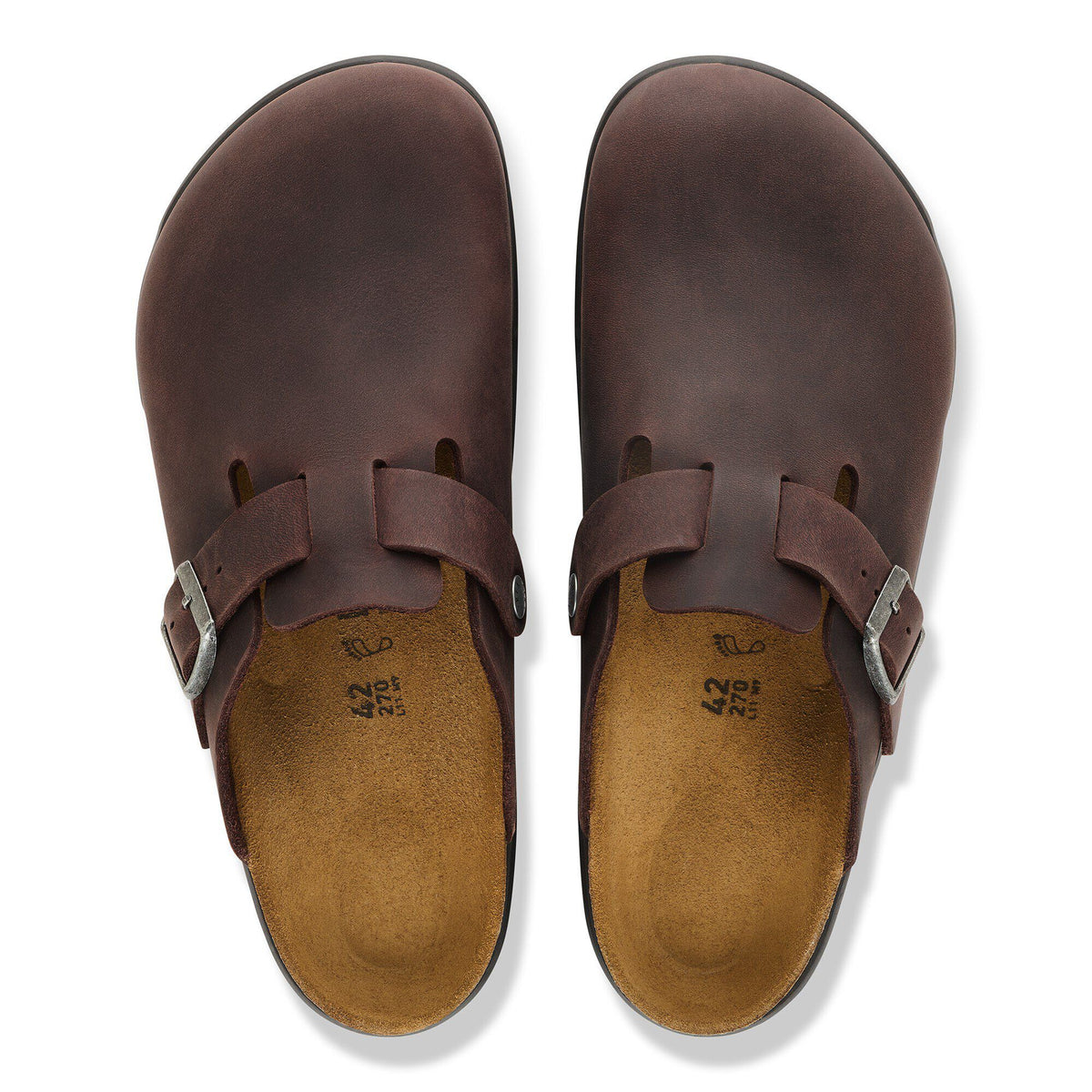 Boston Crosstown Oiled Leather in Color Habana | Birkenstock