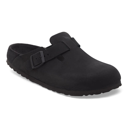 Boston Nubuck Leather in Color Black | Birkenstock