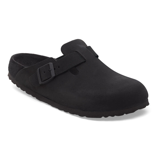 Boston Nubuck Leather in Color Black | Birkenstock