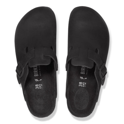 Boston Nubuck Leather in Color Black | Birkenstock