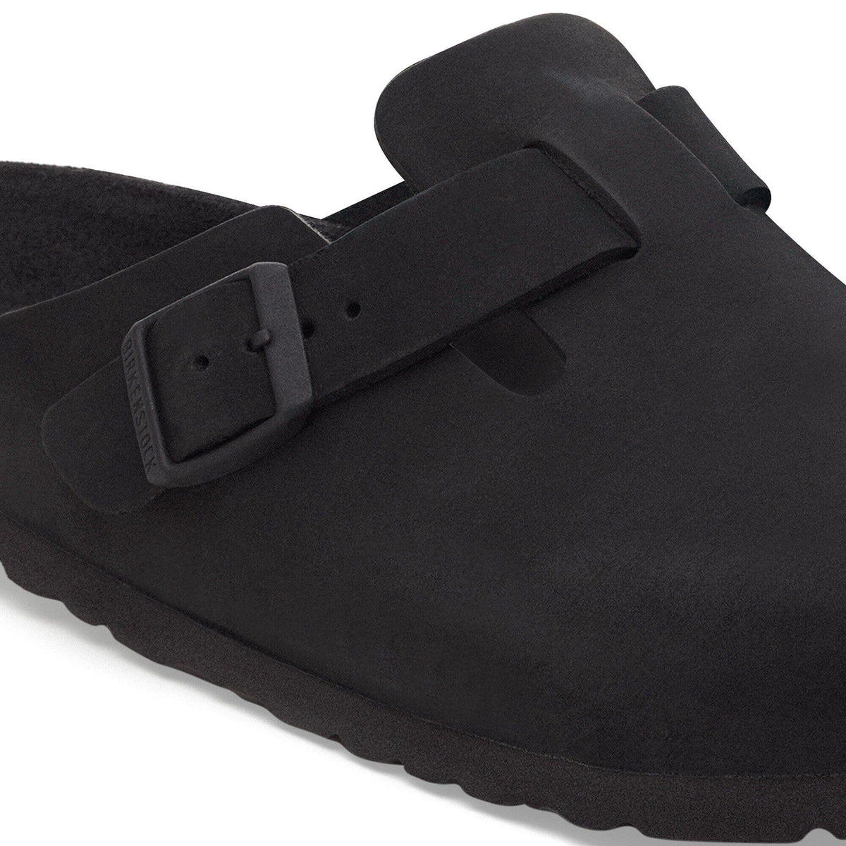 Boston Nubuck Leather in Color Black | Birkenstock