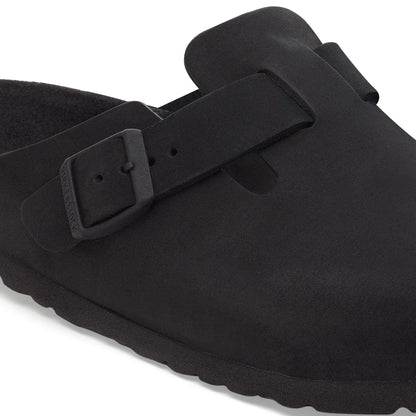 Boston Nubuck Leather in Color Black | Birkenstock