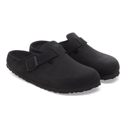 Boston Nubuck Leather in Color Black | Birkenstock
