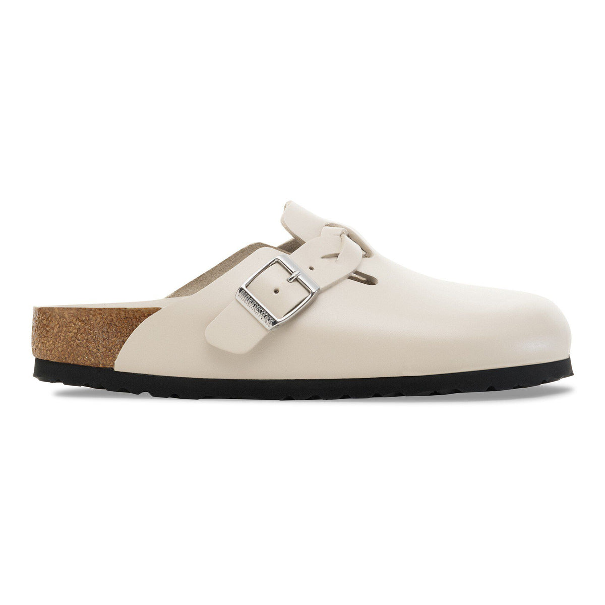 Boston Braided Leather in Color New Dressy Oyster | Birkenstock