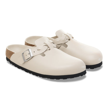 Boston Braided Leather in Color New Dressy Oyster | Birkenstock